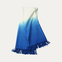 Dip-Dyed Throw