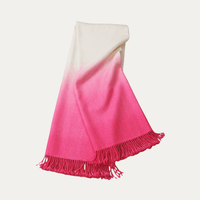 Dip-Dyed Throw