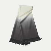 Dip-Dyed Throw