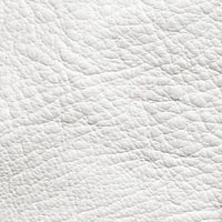 White Napa Full Grain Leather Swatch