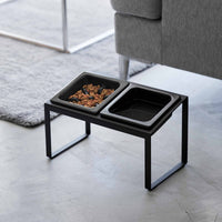 Slow Feeder Pet Bowl - Steel + Ceramic