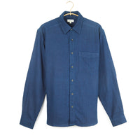 Neil Long Sleeves Shirt Cotton Kora in Dark Indigo
