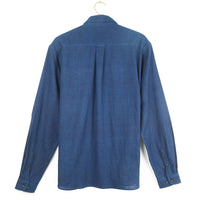 Neil Long Sleeves Shirt Cotton Kora in Dark Indigo