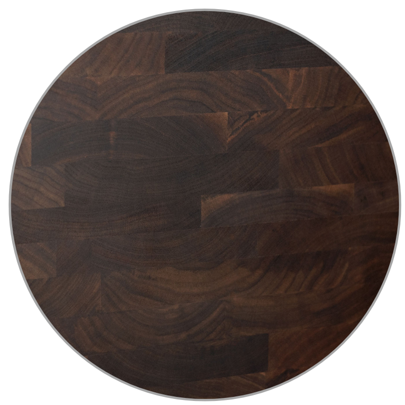 Sparrow Side Table — Sculptural Hardwood in End Grain or Long Grain