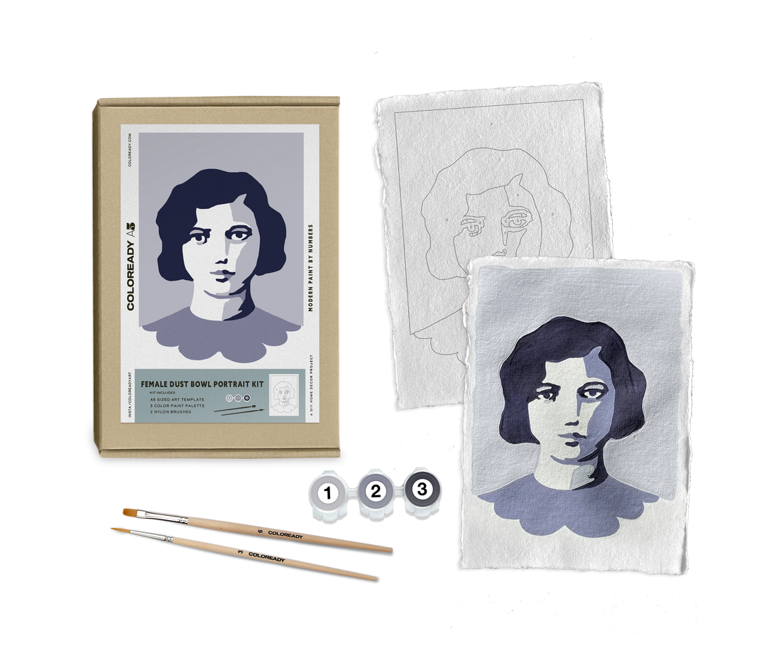 FEMALE DUST BOWL PORTRAIT