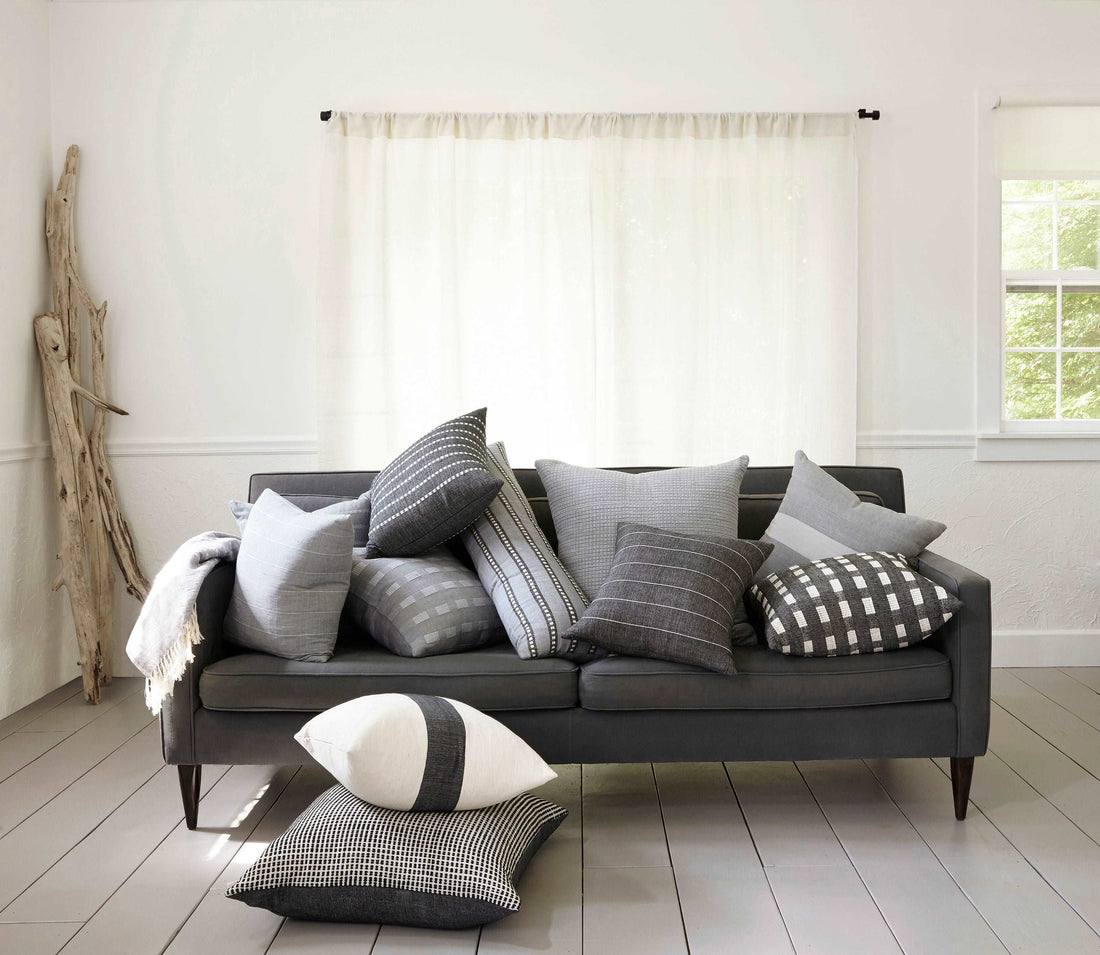 Kombolcha Lumbar Pillow - Mist