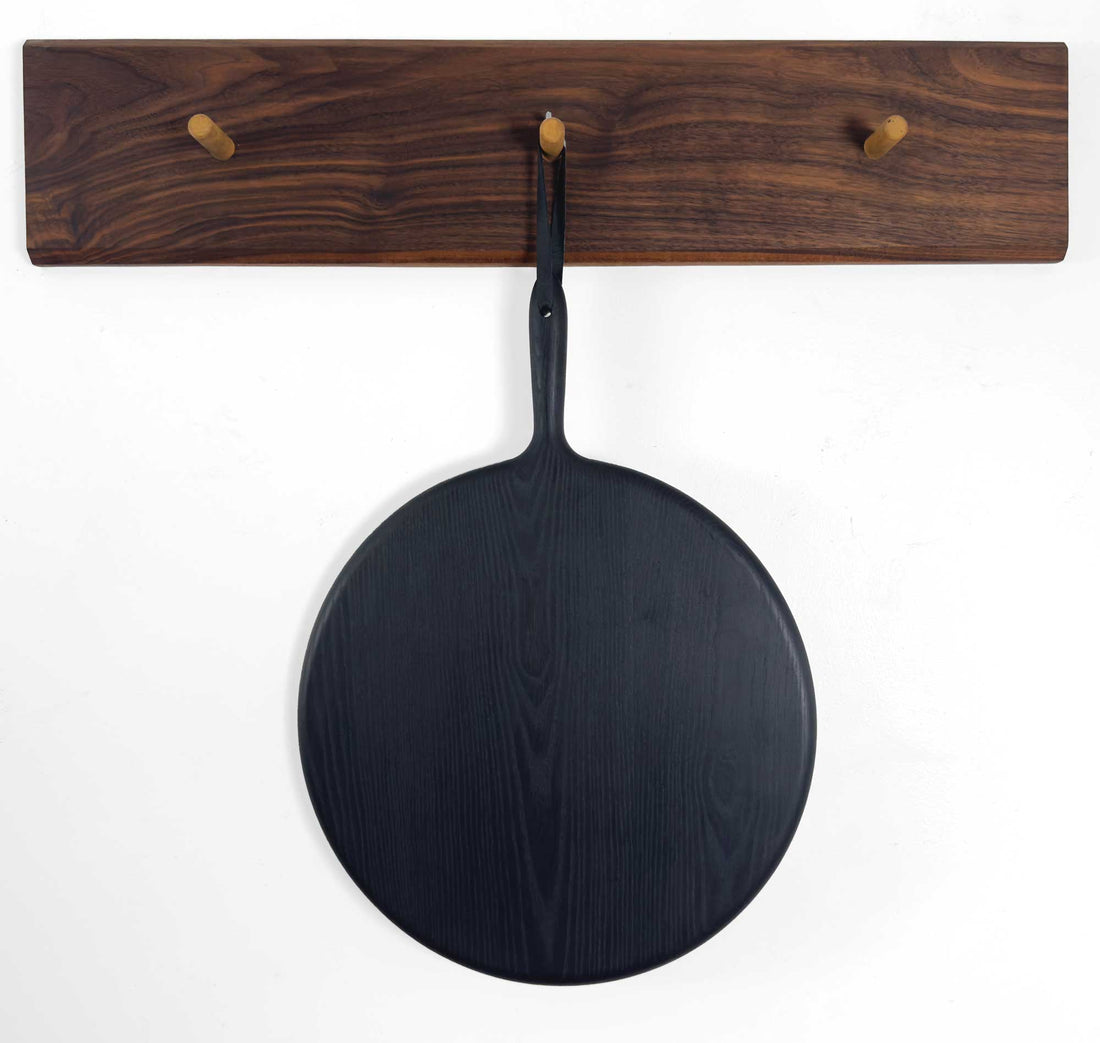 Ebonized Ash Round Board