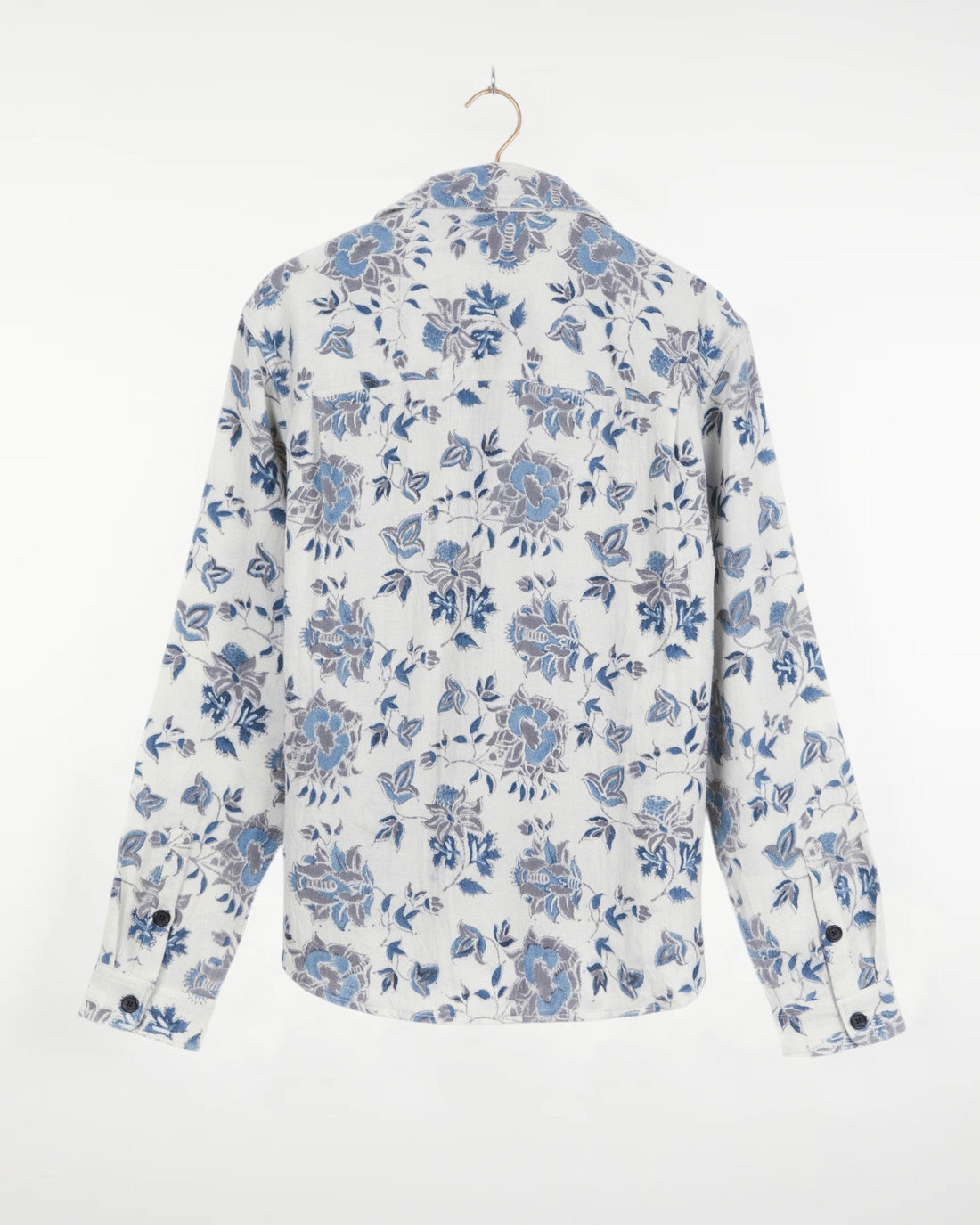 Kinnaur Overshirt Floral Print Indigo