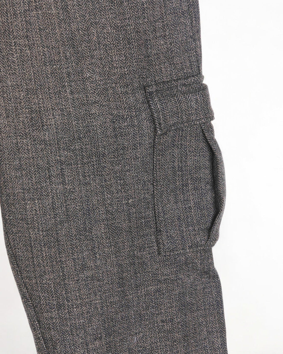 Malana Cargo Pant Melange Wool Grey