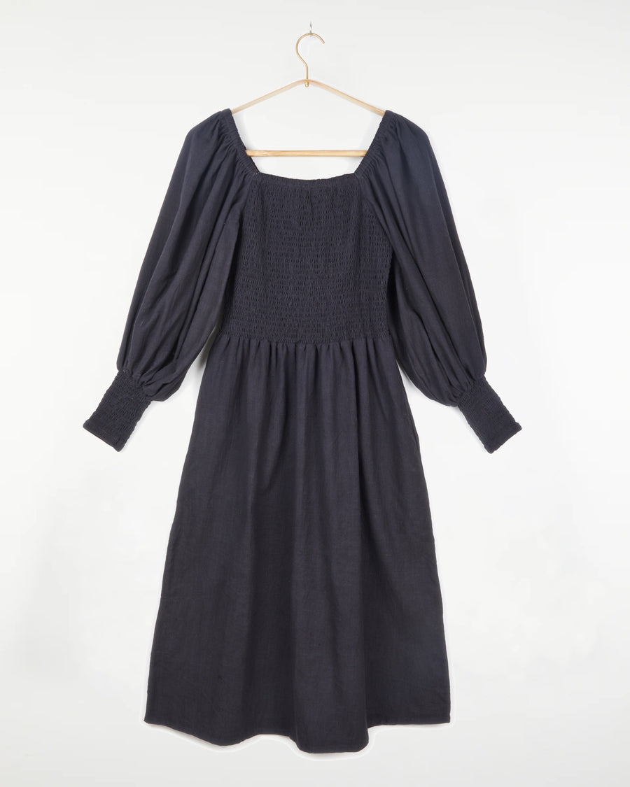 anika midi dress Anika Striped Tie Waist Midi Dress