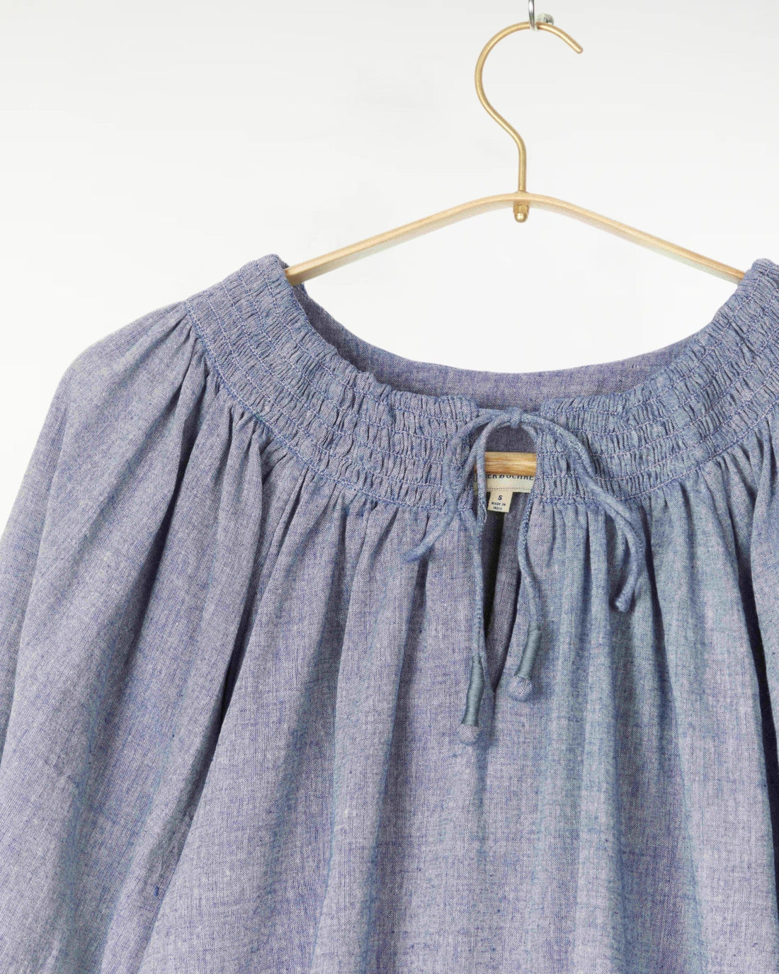 Priti Top Muslin Indigo