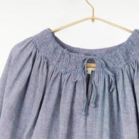 Priti Top Muslin Indigo