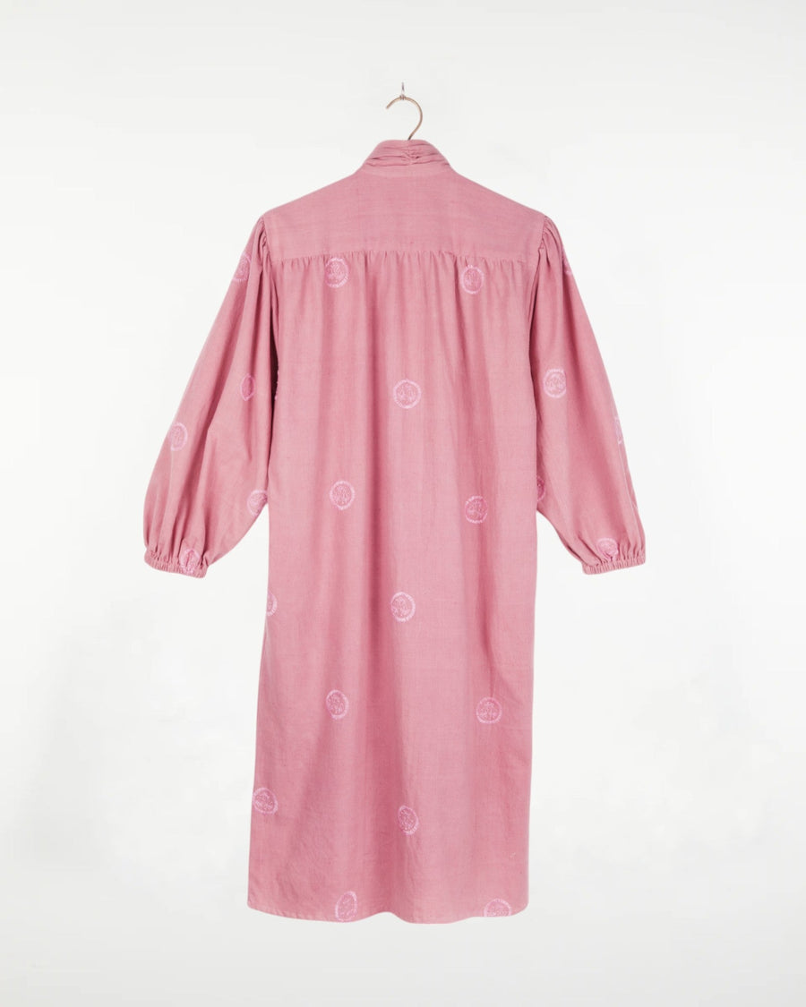 Samira Tunic Kora Dusty Rose with Embroidery