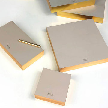 Colorpads: Greige with Gold edging