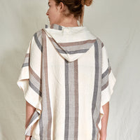 Brown Cream Nomad Poncho