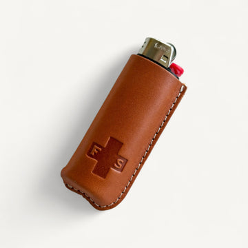 Field + Supply Leather Lighter Case