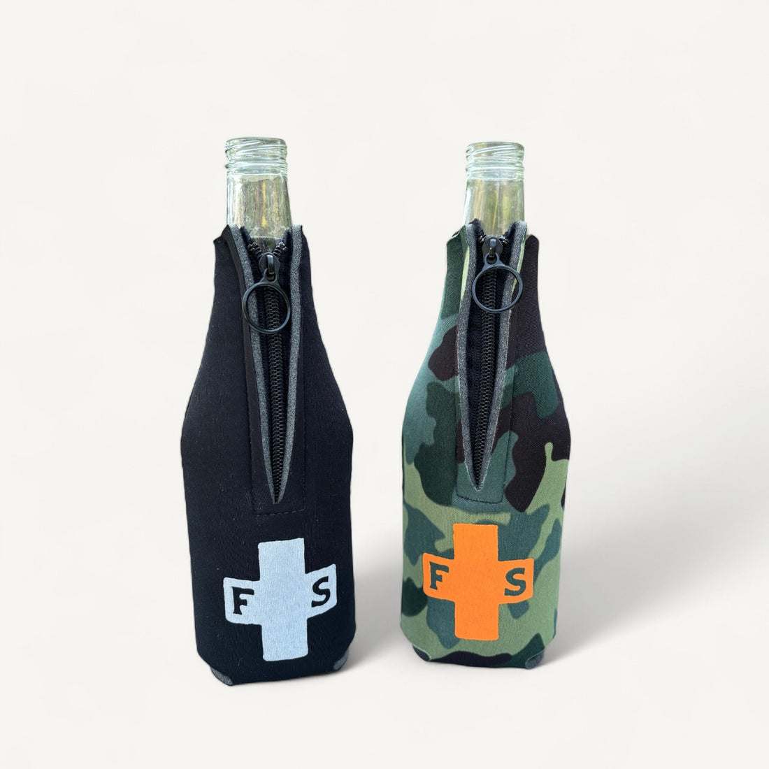 Field + Supply Bottle Koozie in Black
