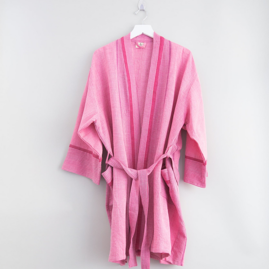 Gypsy Pink Tribeca Short Bathrobe