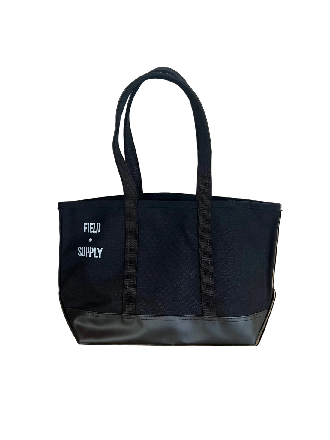 Field + Supply Small Canvas Tote in Black