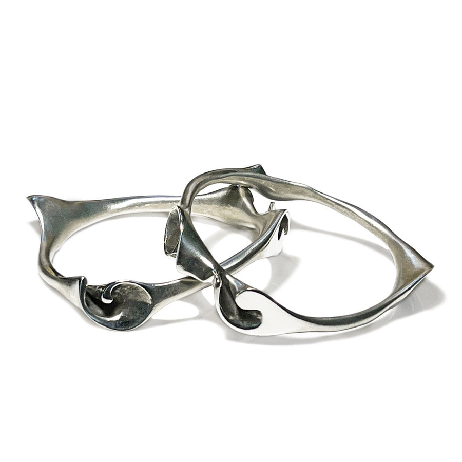 Slide Bangle - Silver