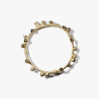 Bell Pod Bangle - Yellow Bronze