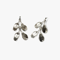 Dyad Two Tier Earrings - Silver