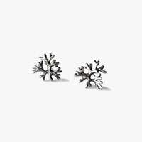 Fan Earrings - Silver