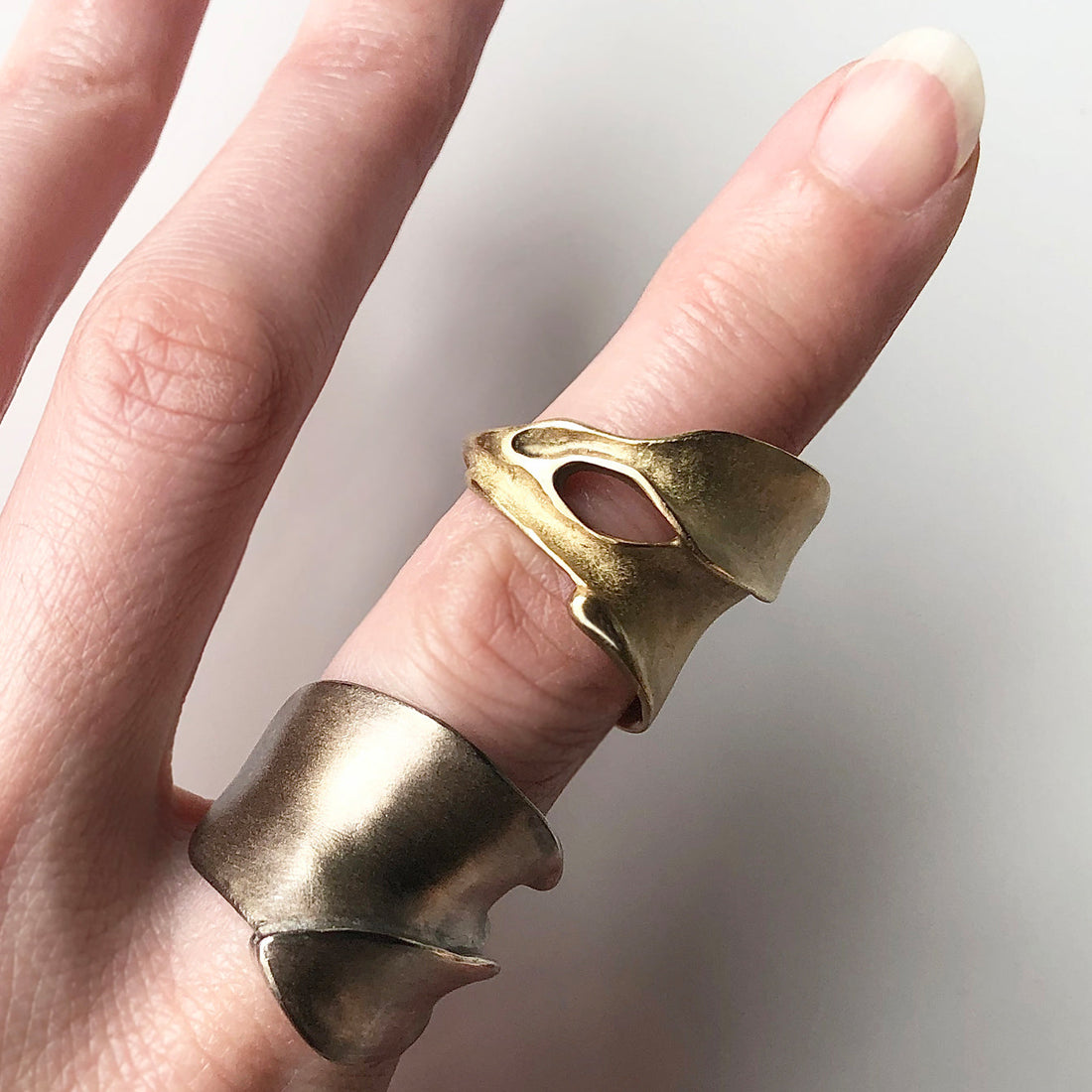 Leaves Ring - Yellow Bronze