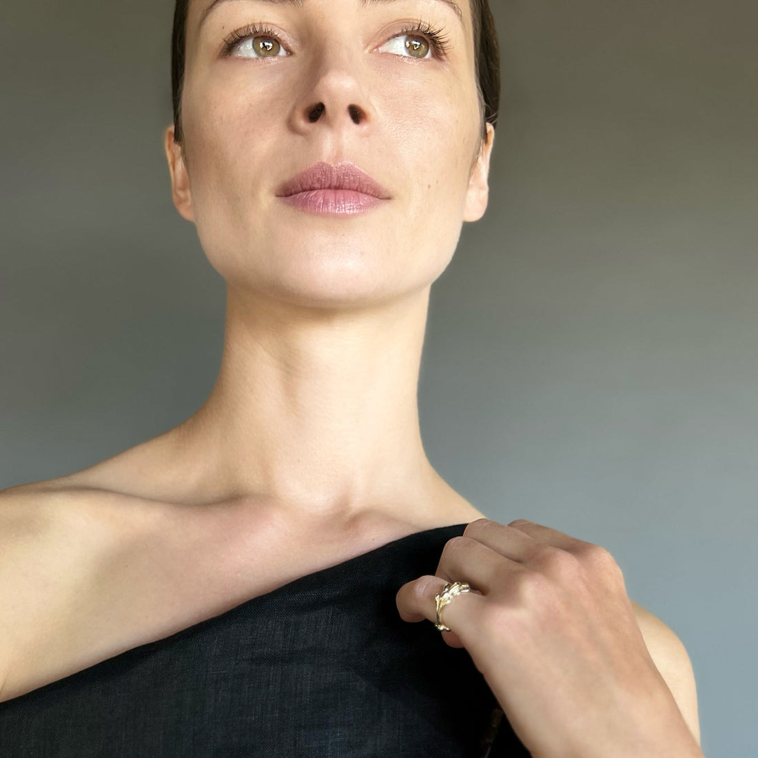Catkin Pinky Ring - Gold