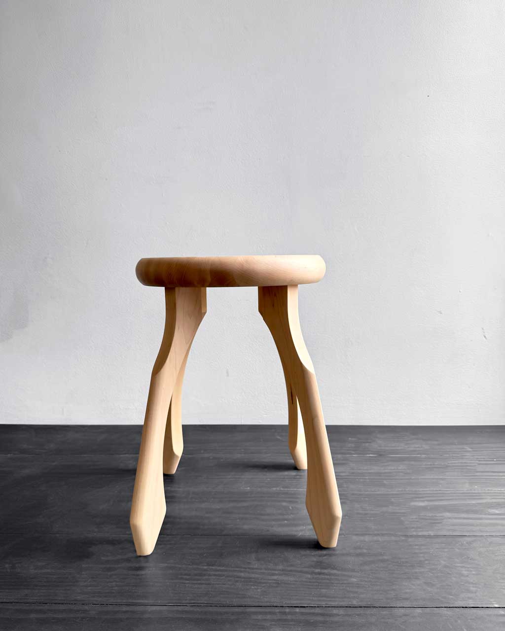 Sparrow Side Table — Sculptural Hardwood in End Grain or Long Grain