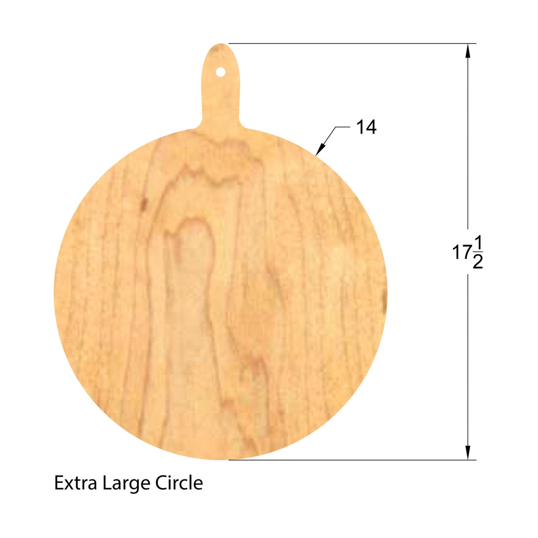 Circle Cutting & Serving Boards