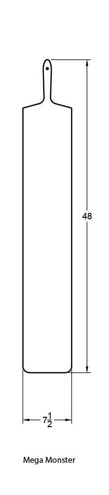 Mega Monster Serving & Charcuterie Board - Maple — XL Hardwood Board