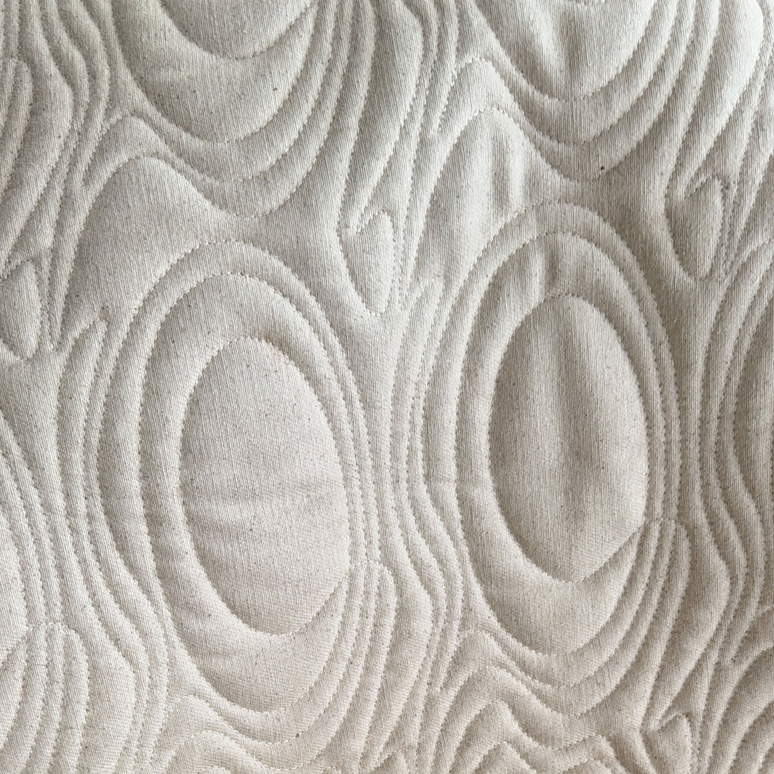 Denim Quilted Bean Bag Chair with Beans