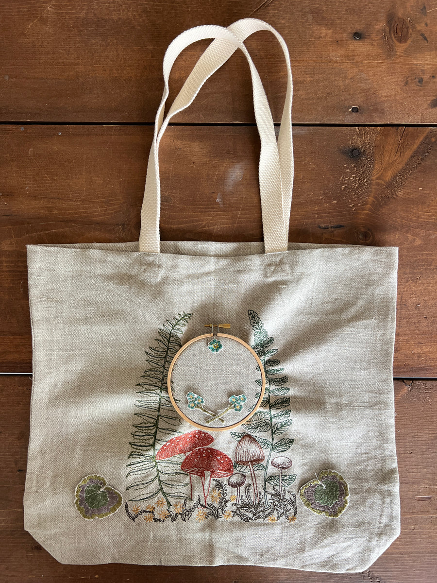 Embroidered Tote Workshop with Coral & Tusk