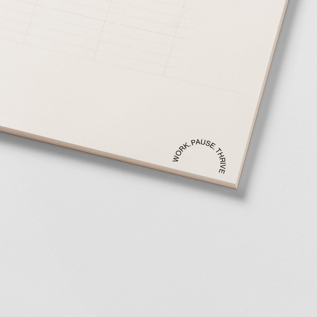Weekly Planner Pad: Work Pause Thrive