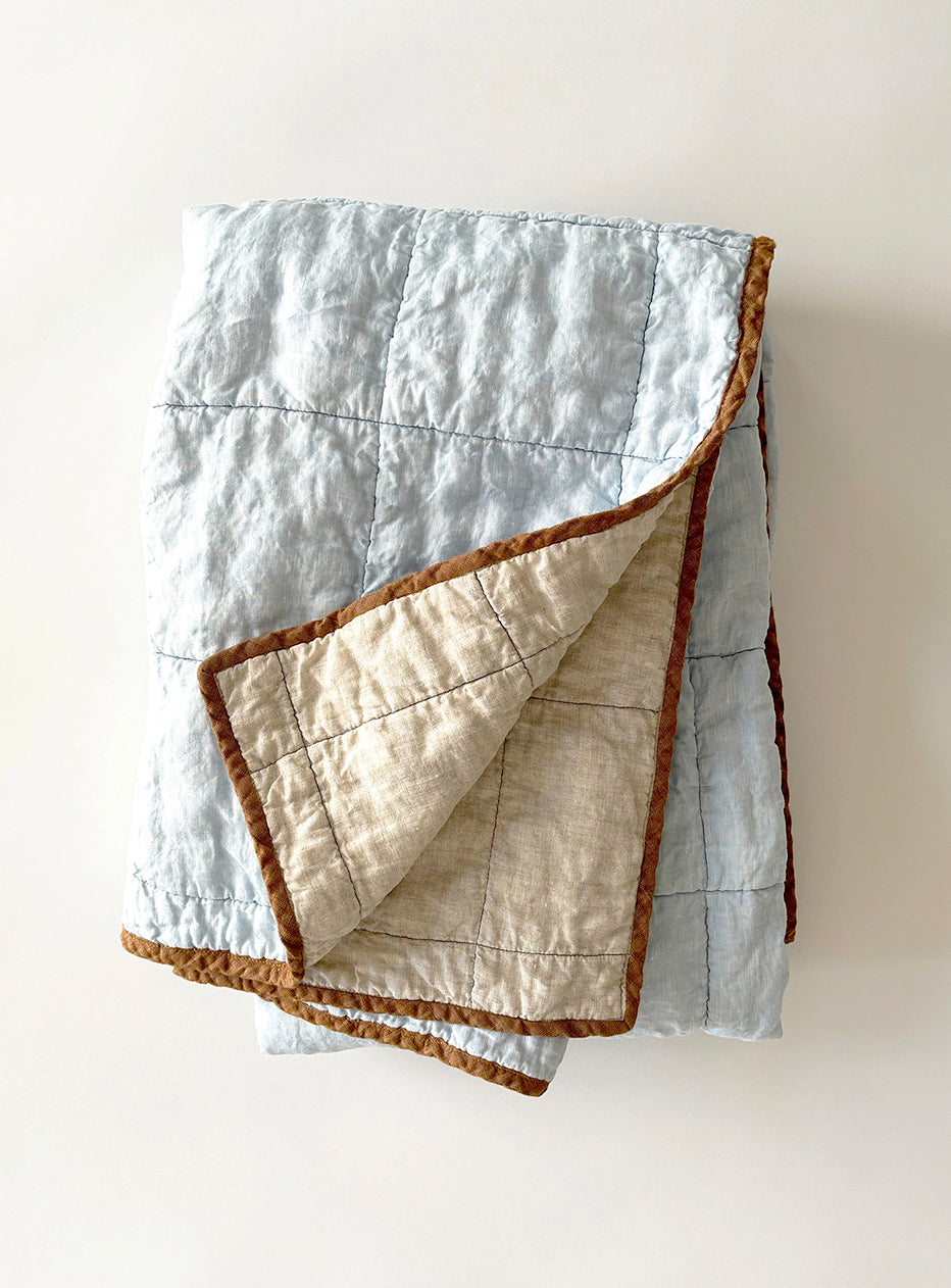 Simple Lines Throw - Ocean & Sand – FIELD + SUPPLY