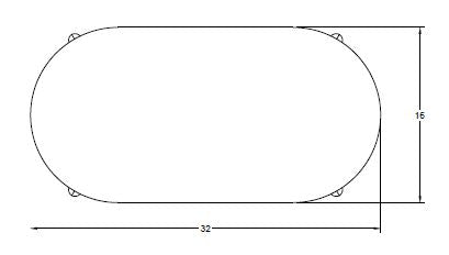 Coffee Table Oval Shape
