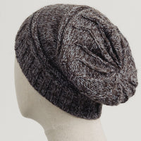 Raaj Zigzag Cable Beanie in Sky Melange