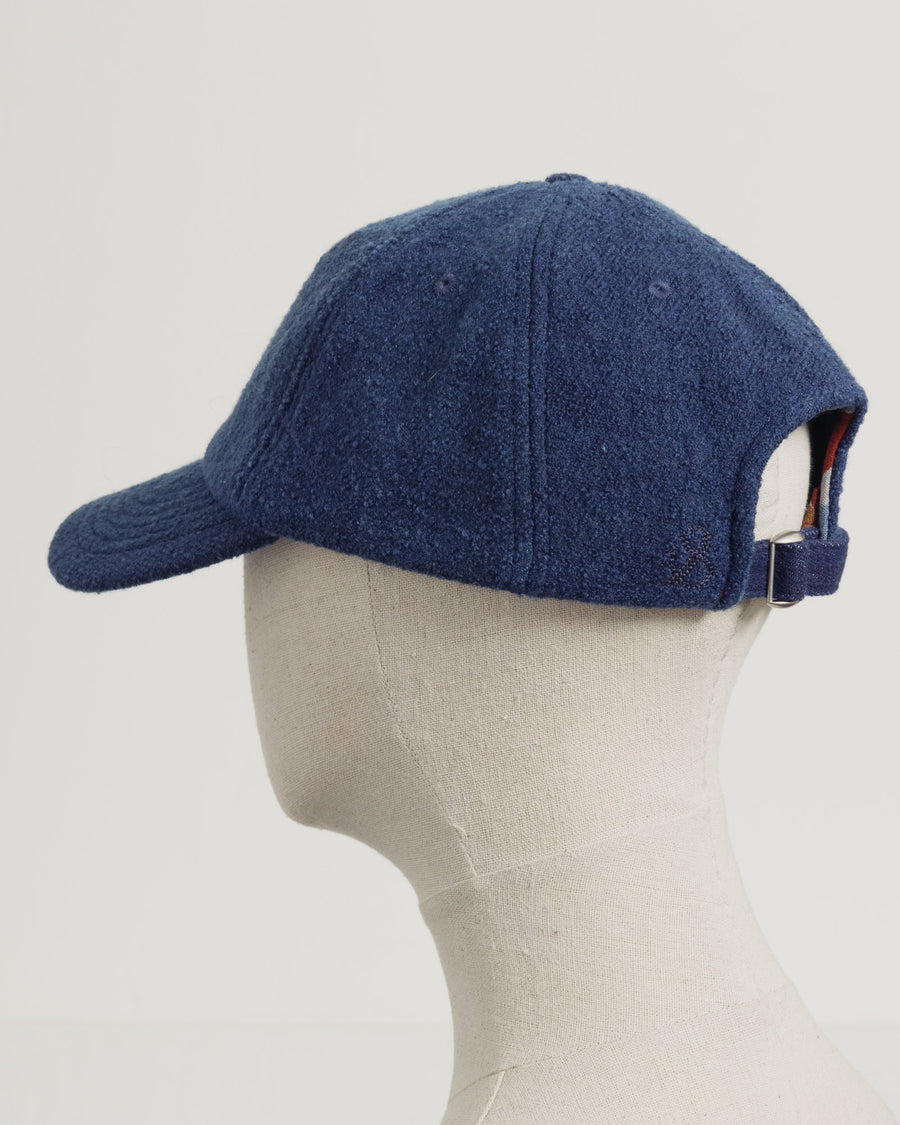 Cap in Wool Indigo