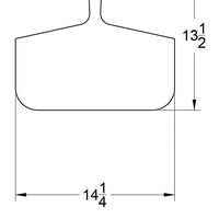 Whale Bone Cutting & Serving Board