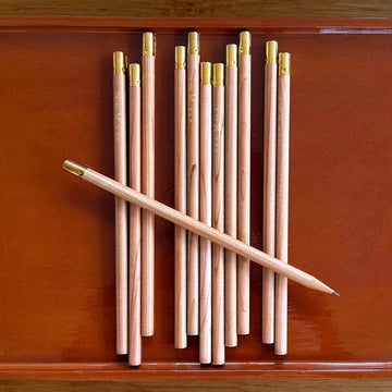 Bronze-tipped Natural Wood Pencils
