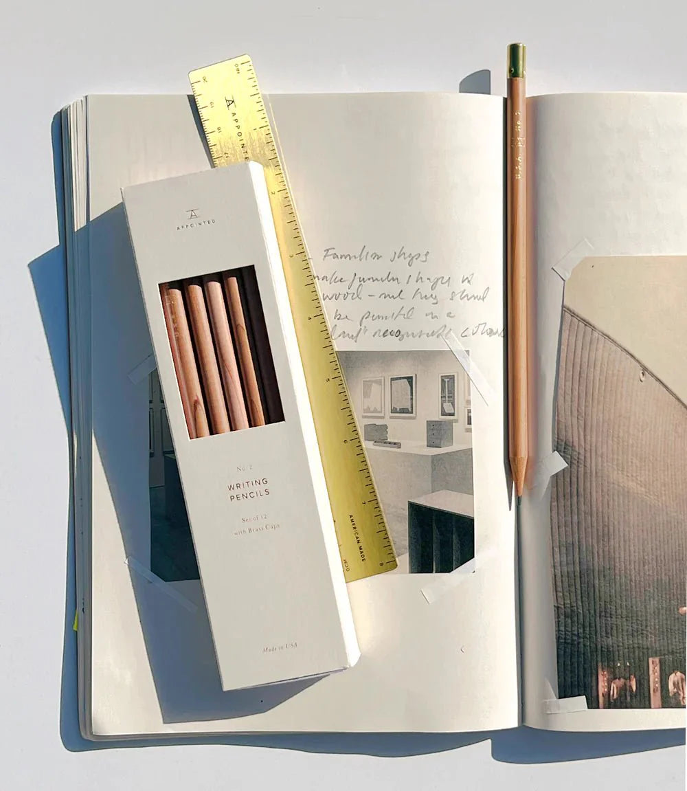 Bronze-tipped Natural Wood Pencils