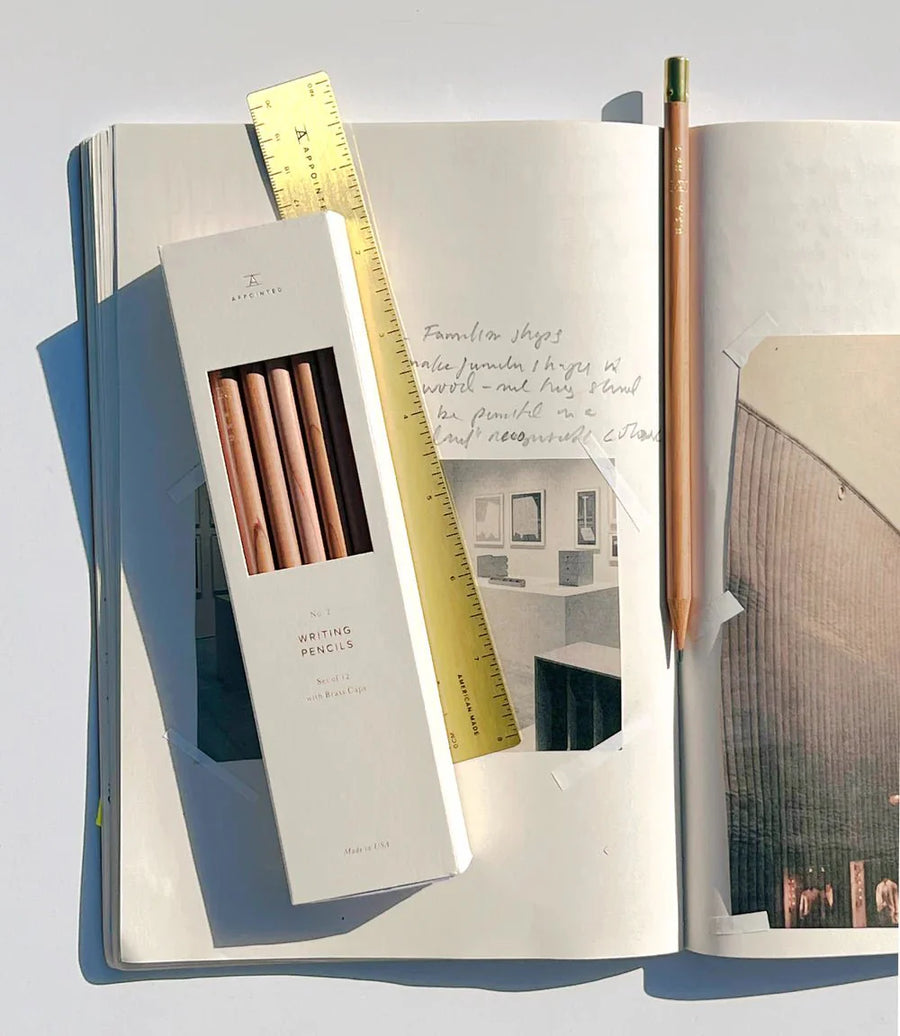 Bronze-tipped Natural Wood Pencils