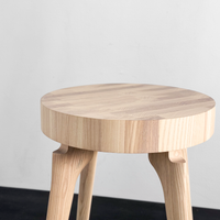 Side Table with End Grain Round Top