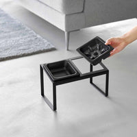 Slow Feeder Pet Bowl - Steel + Ceramic