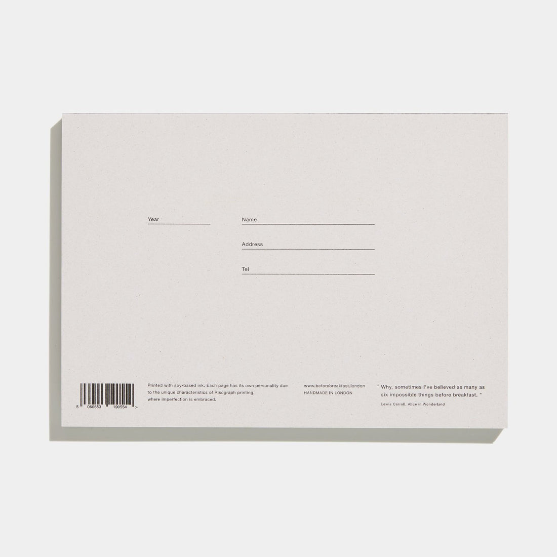 Before Breakfast Desktop Notepad: Salmon