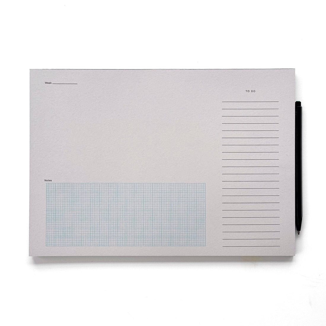 Before Breakfast Desktop Notepad: Grey