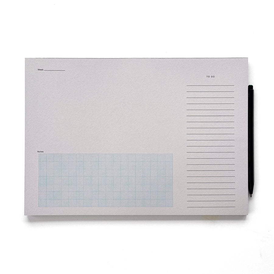 Before Breakfast Desktop Notepad: Grey