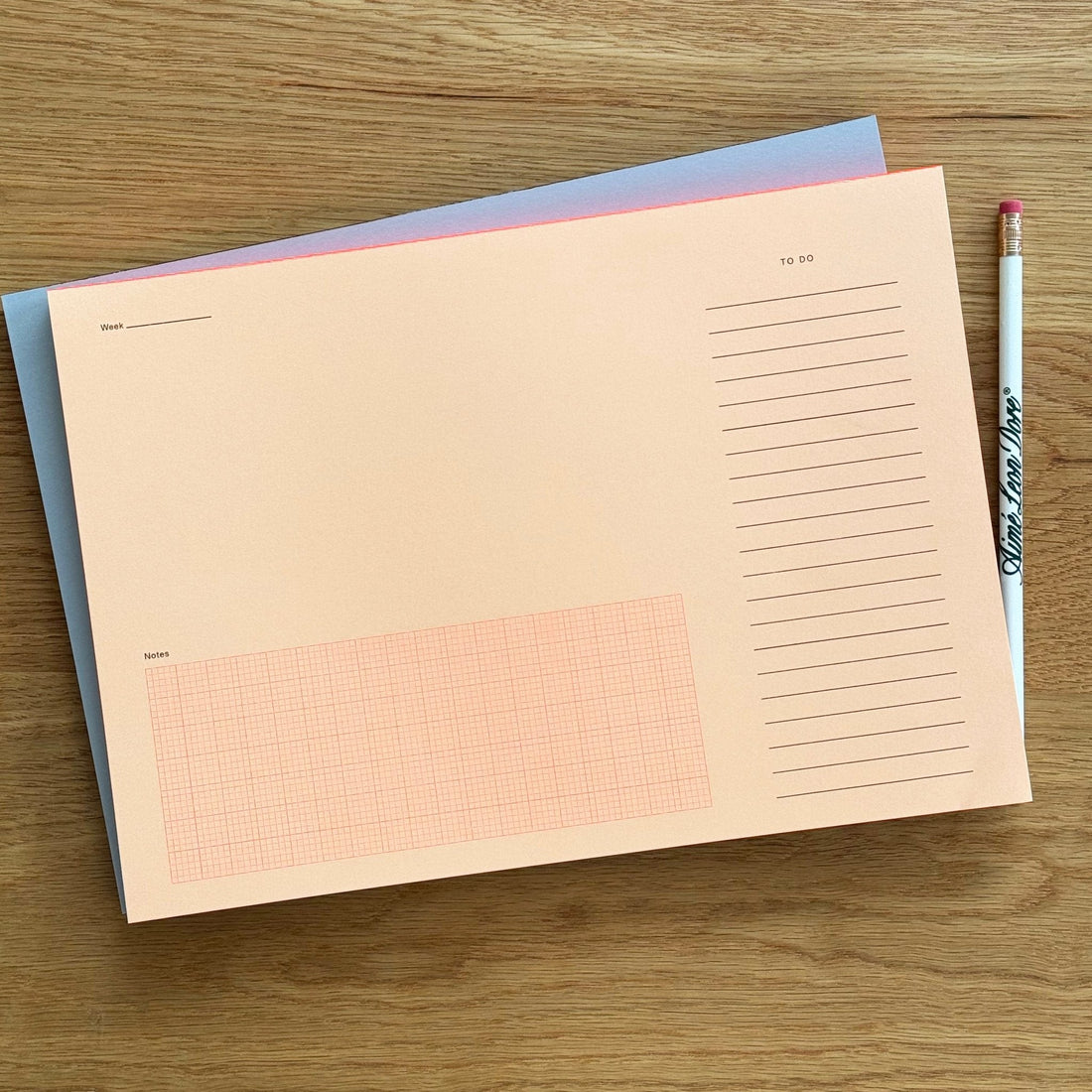 Before Breakfast Desktop Notepad: Salmon