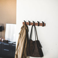 Wall-Mounted Coat Rack - Steel + Wood
